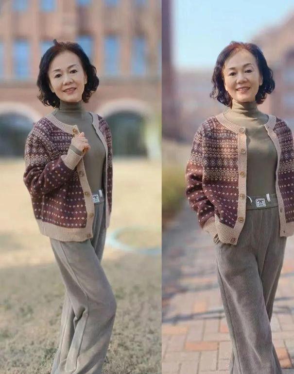 打扮：衣服不选艳色、少戴金饰更显年轻瓦力棋牌游戏这才是中老年女人该有的(图3)