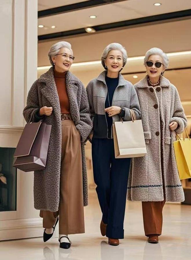 打扮：衣服不选艳色、少戴金饰更显年轻瓦力棋牌游戏这才是中老年女人该有的(图19)