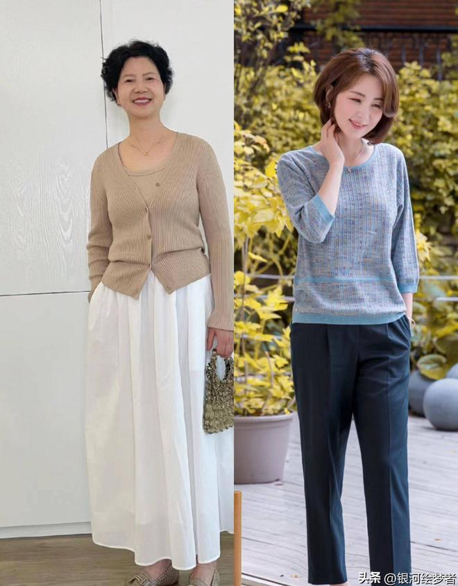 打扮：衣服不选艳色、少戴金饰更显年轻瓦力棋牌游戏这才是中老年女人该有的(图23)