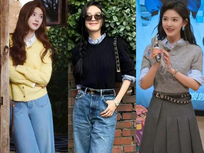 ”惊艳了!叠穿下的搭配减龄又时髦瓦力游戏被章若楠的“衬衫+针织衫(图9) ”惊艳了!叠穿下的搭配减龄又时髦瓦力游戏被章若楠的“衬衫+针织衫(图9)