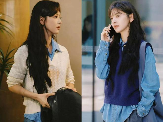 ”惊艳了!叠穿下的搭配减龄又时髦瓦力游戏被章若楠的“衬衫+针织衫(图11) ”惊艳了!叠穿下的搭配减龄又时髦瓦力游戏被章若楠的“衬衫+针织衫(图11)